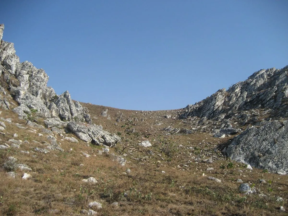 Rocky landscape of the Chimanimani Mountains